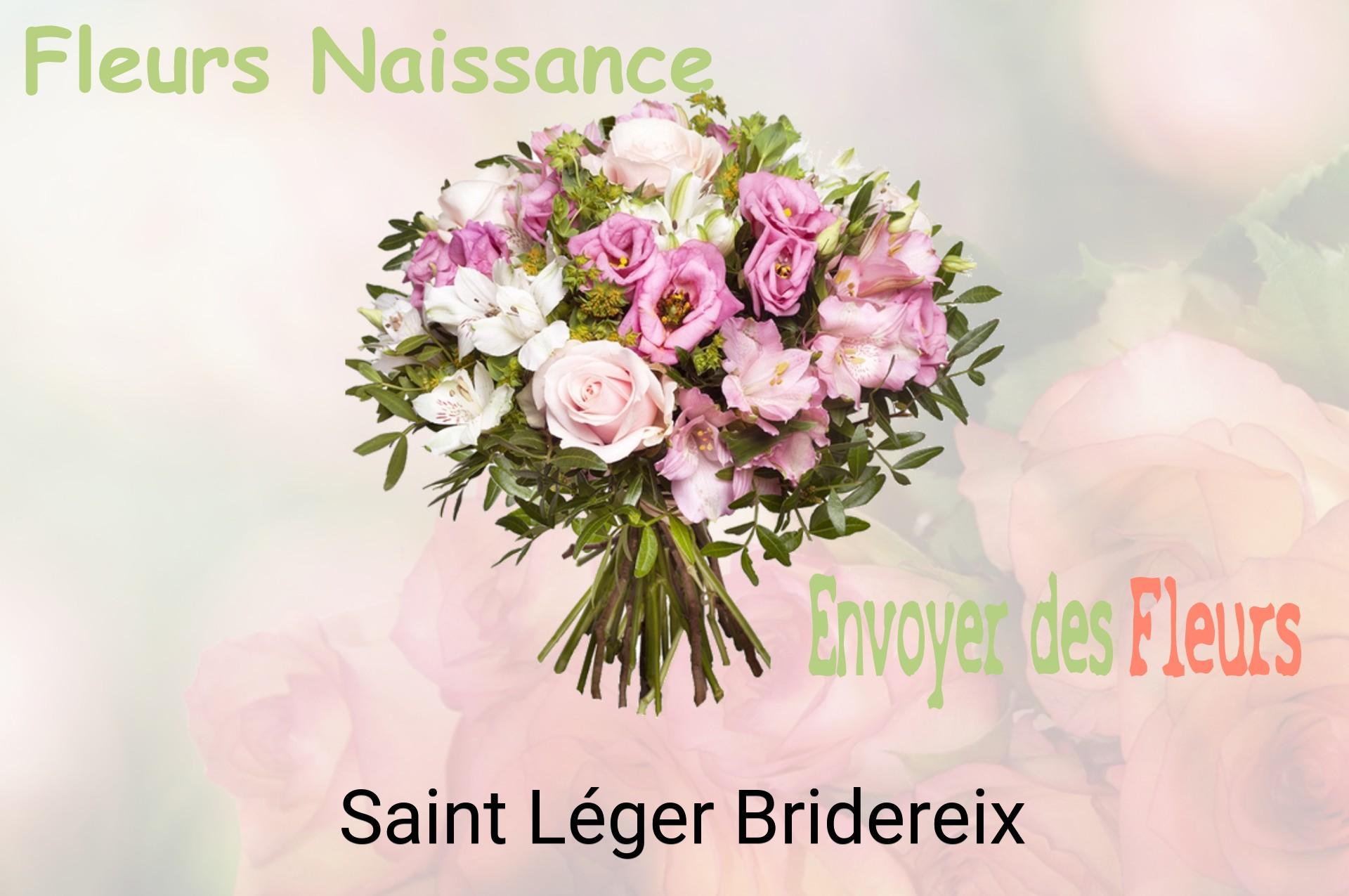 Bouquet de fleurs de naissance livré à Saint-Léger-Bridereix